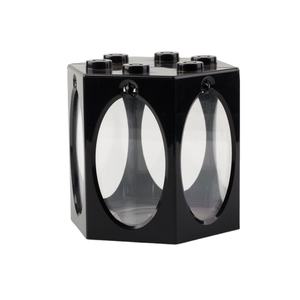 Pecera de Plástico con Luces LED, Pecera Portátil Mini Decorativa, Pecera Pequeña <span class=keywords><strong>para</strong></span> <span class=keywords><strong>Peces</strong></span> <span class=keywords><strong>Betta</strong></span>, <span class=keywords><strong>Juguetes</strong></span> <span class=keywords><strong>para</strong></span> Peceras - Product Image 1