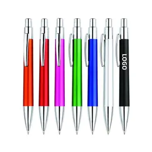 Click Metal Pen Promotional Gift Metal Pen Customized Logo Advertising Metal Ballpoint Pen