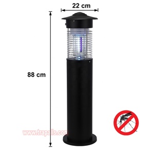 <span class=keywords><strong>Lampe</strong></span> d'extérieur anti-insectes électrique à double <span class=keywords><strong>grille</strong></span> UV LED, rechargeable par prise, tue-moustiques électrique - Product Image 2