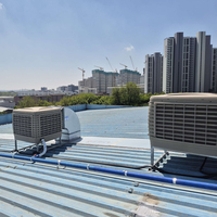 Motor DC Baru  Kebisingan Rendah Harga Pabrik Pendingin Udara Evaporatif Industri Hemat Energi Kipas Pendingin Air Portabel