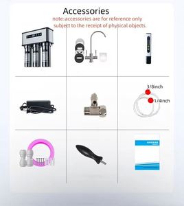 Sistema de Filtro de Agua de Ósmosis Inversa de 5 Etapas, de Acero Inoxidable, de Gran Flujo (800 GPD), para Debajo del Fregadero, para Consumo Directo en el Hogar - Product Image 4