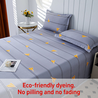 Parure de draps en coton 100 % personnalisée en gros – Draps-housses et draps plats super doux pour lits Queen et King Size