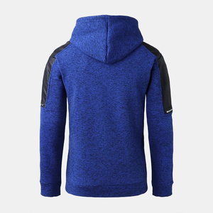 New Solid Color 100% Cotton Winter Breathable Comfortable <b>Workout</b> Gym Moisture-Wicking Durable Long-Lasting Men <b>Hoodies</b> - Product Image 2
