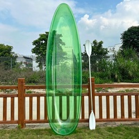 Kayak transparent vert frais de 336 cm, capacité 200 kg, bateau de tourisme clair pour les entreprises de parcs aquatiques et de complexes écologiques – Vente directe usine