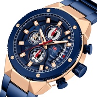 Jam Tangan MINI FOCUS 0397G Berkualitas Tinggi Pria Merek Teratas Mewah Jam Quartz Tahan Air Kronograf Multi Fungsi Bisnis Relojes