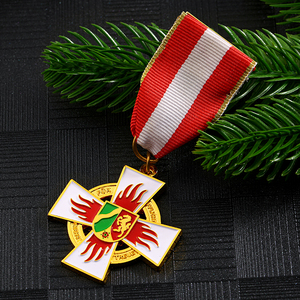 Aanpassen Zacht Email Logo Vergulde Metalen Medaille Linten Pin Borst Badge Doos Medaille Eer Fabrikanten - Product Image 6