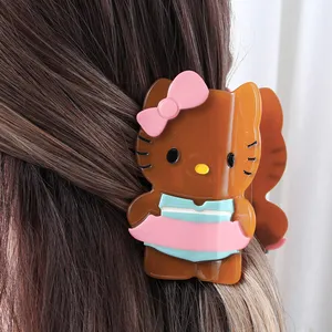 Clipe de garra de gato hello kitty com arco doce ácido etilico acético personalizado