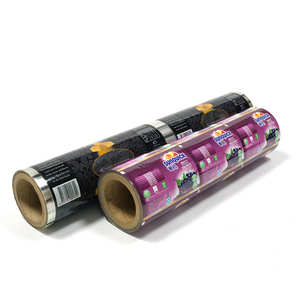 Custom Pattern Print Gift Wrapping <strong>35mm</strong> Plastic Stretch Ketchup Packaging <strong>Film</strong> <strong>Roll</strong> for Auto Packing Machine - Product Image 3
