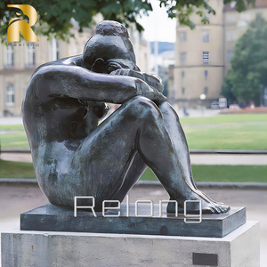 Sculpture de femme <span class=keywords><strong>nue</strong></span> en bronze grandeur nature RELONG, décoration d'art moderne à vendre - Product Image 3