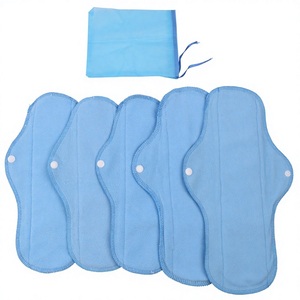 Oferta: Juego de 6 <span class=keywords><strong>Toallas</strong></span> Higiénicas Reutilizables para Mujer, Incontinencia y Menstruación, Impermeables y Anti-fugas, de Forro Polar - Product Image 2
