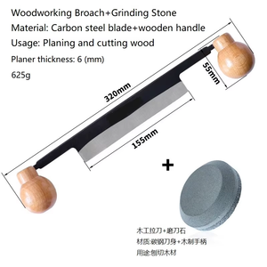 Grattoir <span class=keywords><strong>à</strong></span> bois, rabot droit manuel, coupe-écorce, outil de rabotage - Product Image 4