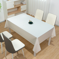 Nappe de table anti-poussière en PVC de luxe, avec support en coton blanc irisé RNPT, résistante à l'huile, pour événements et fêtes sur le thème des sirènes
