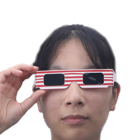 Conception personnalisée Certifié ISO Affichage Eclipse Papier Lunettes Lunettes Solar Eclipse