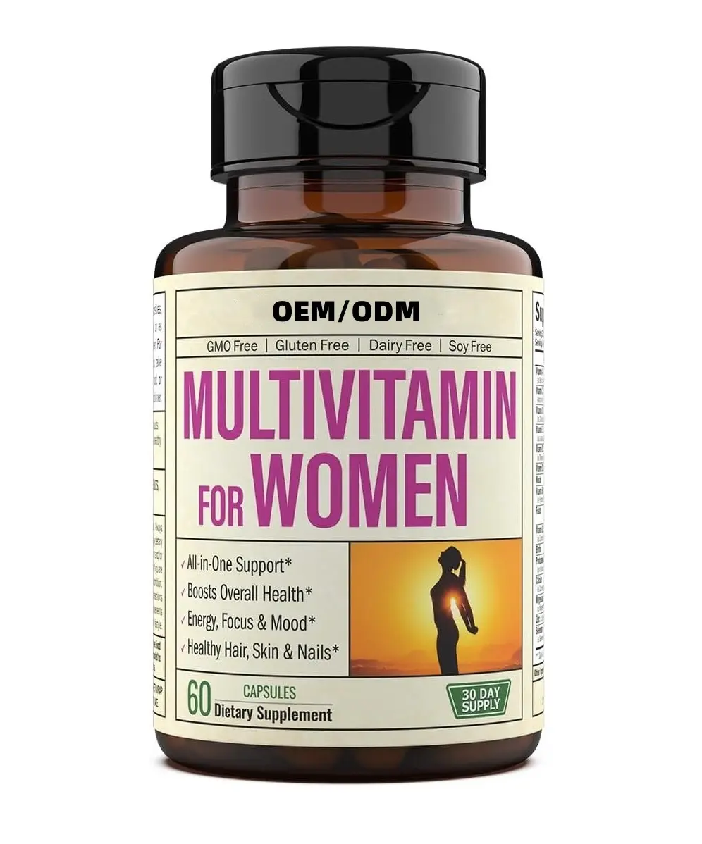 प्रतिरक्षा स्वास्थ्य सहायता के लिए विटामिन ए सी डी ई और जिंक के साथ मल्टीविटामिन अनुपूरक महिलाओं के लिए मल्टीविटामिन टैबलेट