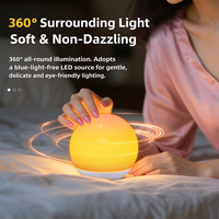 Lampe LED Coucher de Soleil à Télécommande, 3 Modes de Luminosité, Rechargeable, Veilleuse d'Ambiance pour Chambre, Photographie, Décoration Intérieure, Cadeau