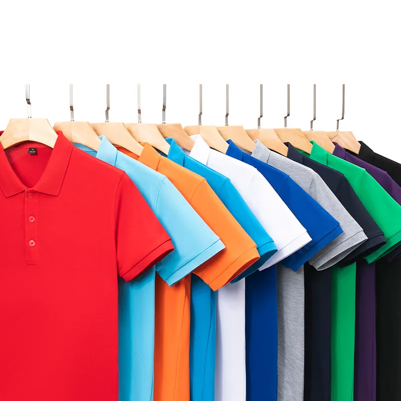 Großhandel Männer Slim Fit Baumwolle Polos hirt Männer Frauen Unisex benutzer definierte Logo Stickerei Polyester Polo Golf Shirt