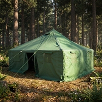 Grande tente extérieure de refuge de secours en cas de catastrophe imperméable de pavillon d'hiver pour la catastrophe d'incendie de tremblement de terre
