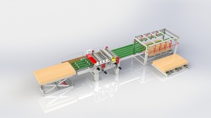 Tự Động 4x8feet Ván Ép Saw Cắt Và Cạnh Cắt Tỉa Máy Gỗ Dựa Tấm Máy Móc - Product Image 2