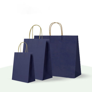 Custom Eco-Friendly Custom Kraft Paper Bags With Logo Recyclable Kraft Shopping Bags Wholesale - Product Image 1