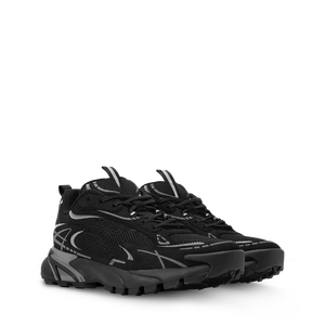 Baskets en maille inspirées du style techwear avec accents géométriques, chaussures de randonnée à lacets pour hommes et femmes, décontractées et pour l'extérieur - Product Image 4