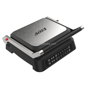 เตาปิ้งย่างไฟฟ้าสแตนเลสแบบดิจิตอล AOJA แผ่นย่างถอดได้ 5 โปรแกรม (<span class=keywords><strong>สเต็ก</strong></span>/แซนวิช/เบอร์เกอร์/ปลา/ไก่) ปรับระดับได้ - Product Image 4