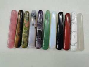 Natürliche Kristall-Heilung schwarzer Obsidian-Jade-<span class=keywords><strong>Massage</strong></span>-Yoni-Stab - Product Image 6