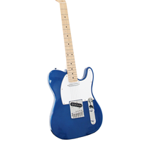 Guitarra Eléctrica Profesional de 6 Cuerdas con Diapasón de Arce y Mástil de Palisandro