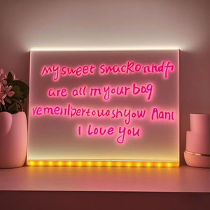 Tsinye Giáng Sinh Ánh Sáng LED Lưu Ý Hội Đồng Quản Trị Với 7 Màu Sắc Bút Acrylic Bằng Văn Bản Tin Sáng Máy Tính Bảng Vẽ Bảng Ánh Sáng Trẻ Em Quà Tặng - Product Image 4