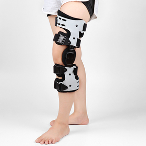 Orthèses médicales de <span class=keywords><strong>fixation</strong></span> de l'articulation du genou à angle réglable pour blessure ligamentaire des membres inférieurs et orthèse de rééducation des fractures - Product Image 3
