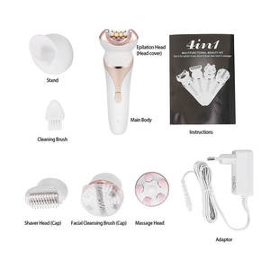 Nouveautés : Brosse nettoyante visage électrique multifonction 4 en 1 avec charge USB, massage et nettoyage en profondeur - Product Image 3