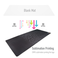 Tapis de souris XXL personnalisé en gros, grand tapis de souris antidérapant pour le jeu, pour le bureau