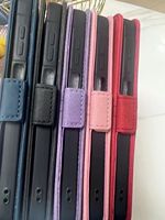 Dompet Kulit PU Vintage Custom dengan Tempat Kartu, Penutup Lipat Anti Benturan untuk iPhone 18 17 16 15 14 Pro Max