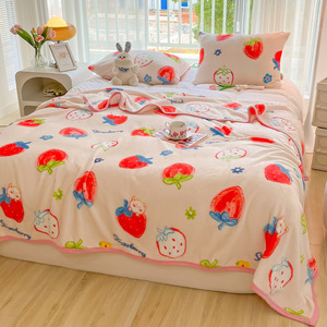 Manta de lana suave Reversible, mantas Sherpa, mantas azul marino para invierno, franela Extra gruesa, doble capa, tejido de lana de cordero - Product Image 3