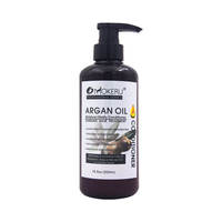 Mokeru Crème revitalisante nourrissante à l'huile d'argan marocaine biologique pour cheveux bouclés 500ml Sans silicone Sans cruauté animale