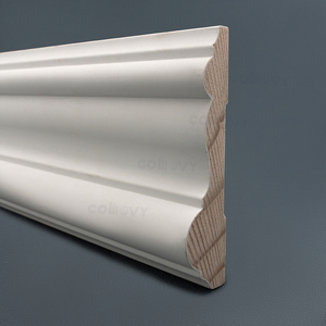 COMOVY Oem Wholesale White Primed Painted <strong>Ceiling</strong> Millwork Skirting Crown Moulding Baseboard Trim Skirting and Architravel - Product Image 5