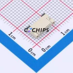 XW0520012-110R-001 FFC/FPC Connector SMD,P=0.5mm,Horizontal Mount Connector Flip Cover Type Bottom Contact 11P 0.5mm - Product Image 2