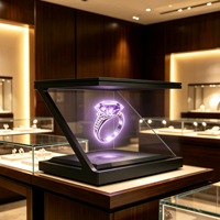 Pantalla Holográfica 3D 4K de 55 Pulgadas y 180 Grados, Holobox para Escritorio, Educación, Comercio Minorista, Exposiciones y Promoción