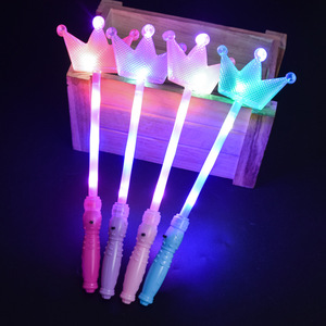 LED Flash <b>Light</b> up Fairy Wand Toy Teen Party Favors and Back to School/April Fool's Day Gifts Glow Crown Sticks - Product Image 2