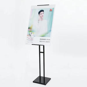 Penjualan Terbaik rak tampilan papan KT tinggi dapat diatur bingkai logam untuk tampilan iklan promosi - Product Image 6