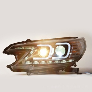 Conjunto de Faros Delanteros de Repuesto para Honda <span class=keywords><strong>CRV</strong></span> CR-V 2012-2014, con Opciones LED, Halógenas o Láser, DRL Secuencial - Product Image 1