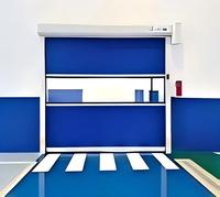 Porte à enroulement rapide automatique en PVC haute vitesse, coupe-vent, anti-poussière, avec capteur radar et télécommande pour atelier