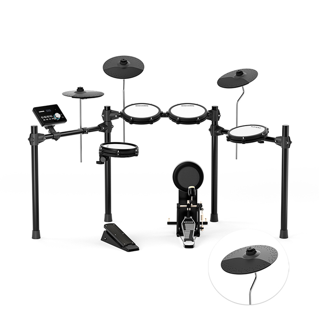 Drummers Silent Practice Performance Full Mesh Drums Set Electronic Drum Kit
