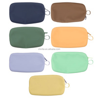 Ensemble de toilette de voyage en silicone, trousse de maquillage imperméable, flacons de voyage en silicone rechargeables, kits cosmétiques portables