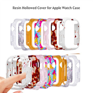 Funda de Resina para <span class=keywords><strong>Apple</strong></span> <span class=keywords><strong>Watch</strong></span> 42mm 46mm, Protección de Pantalla, Marco Protector Hueco para IWatch 11 10 9 <span class=keywords><strong>8</strong></span> 7 - Product Image 5