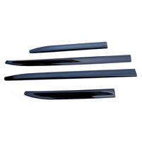 Accessoires auto moulure de porte en ABS chromé garniture de moulage latéral de carrosserie accessoires de voiture moulure latérale en ABS porte chromée