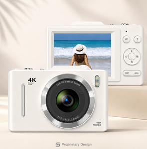 Appareil photo moderne pour jeunes, vidéo 4K, 48MP, autofocus, lecteur MP3, lumière LED, chargement Type C, pour amateurs, cadeau - Product Image 1
