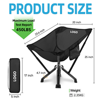 Chaise portable pliante extérieure enveloppante haut de gamme confort immersif Camping pêche chaise en aluminium légère