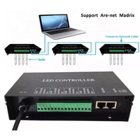 Contrôleur LED Art-Net H802RA pour 4096 pixels, compatible avec les bandes lumineuses WS2811 WS2812, contrôleur de pixels LED DMX512 DMX Artnet