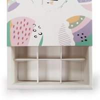 Boîte cadeau en carton ondulé personnalisée pour macarons, biscuits, collations, bonbons, avec séparateurs