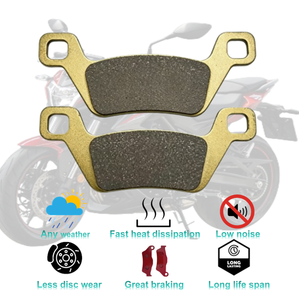 Nouvelles plaquettes de frein pour moto ATV/UTV, plaquettes de frein en cuivre fritté pour <span class=keywords><strong>KYMCO</strong></span> <span class=keywords><strong>MXU</strong></span> 700i <span class=keywords><strong>500</strong></span> / 500i - Product Image 4